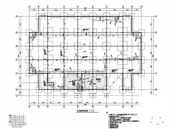 地上3层框架结构体育楼结构施工图纸 - 2