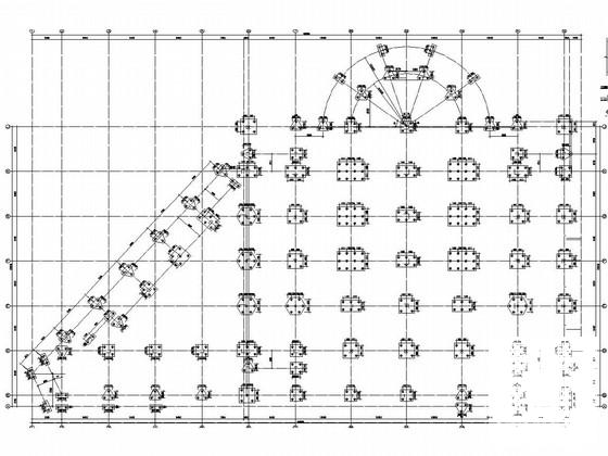 5层重点大学科技创意文体馆结构施工图纸 - 1