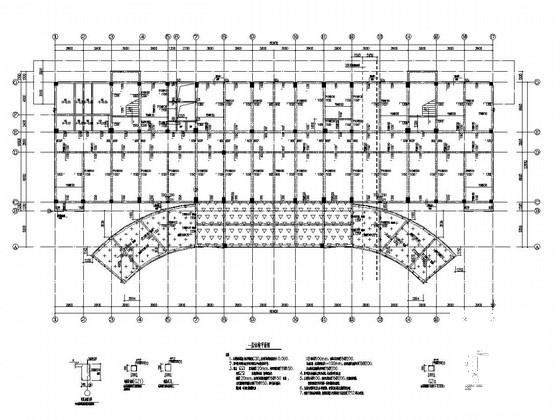 地上5层框架结构住院楼结构设计施工图纸 - 3