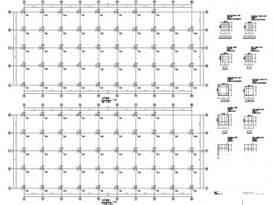 6层框架结构住院楼结构施工图纸 - 2