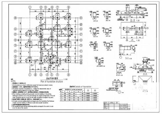 基础结构设计施工图 - 4