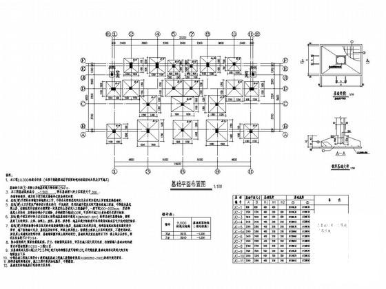 3层框架结构办公楼结构施工图纸 - 1