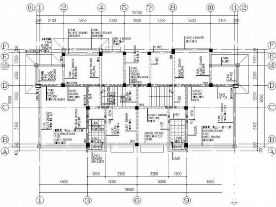 3层框架结构办公楼结构施工图纸 - 3