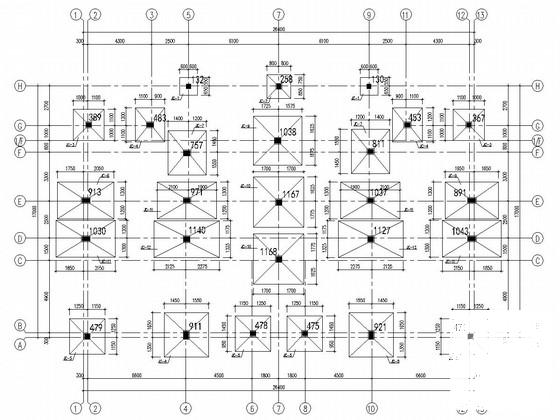 框架结构办公楼施工图 - 1