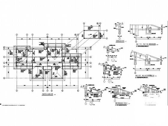 框架结构办公楼施工图 - 4