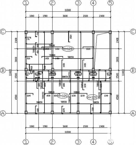 别墅结构设计图纸 - 3
