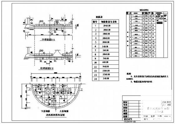 圆形水池结构施工图 - 3