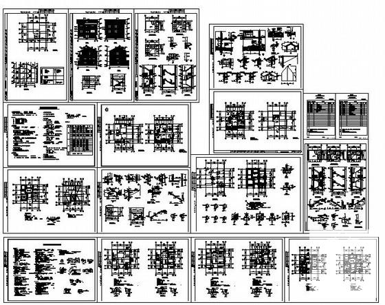 框架结构结构施工图 - 1