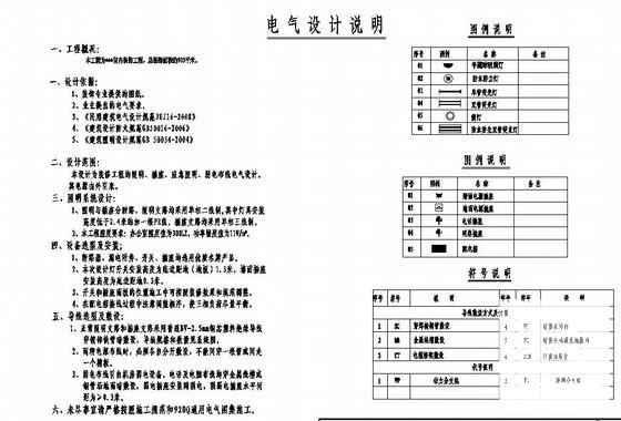 餐厅电气施工图纸 - 3