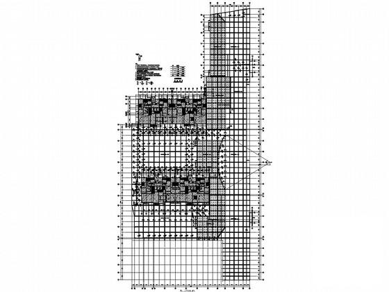 地上3层框架结构商业裙房结构设计施工图纸 - 3