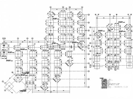 6层框架结构喜盈门小学结构施工图纸 - 1