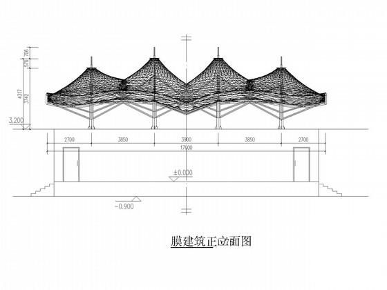 看台膜结构图纸 - 4