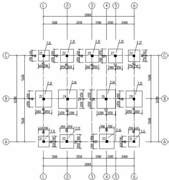 建筑施工结构图纸 - 4