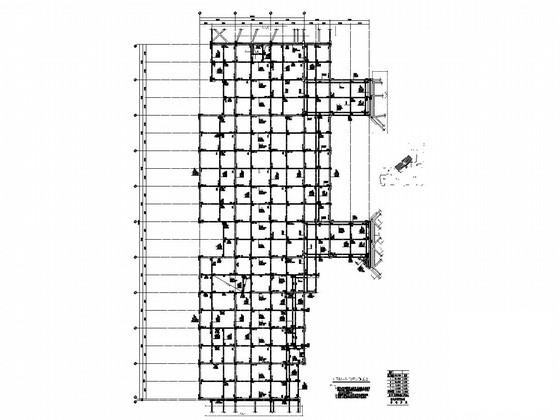 地上4层框架结构C区商业区结构施工图纸 - 3