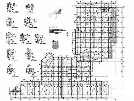 地上4层框架结构B区商业区结构施工图纸 - 3