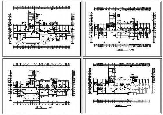 武警医院住院大楼建筑设计CAD图纸 - 3