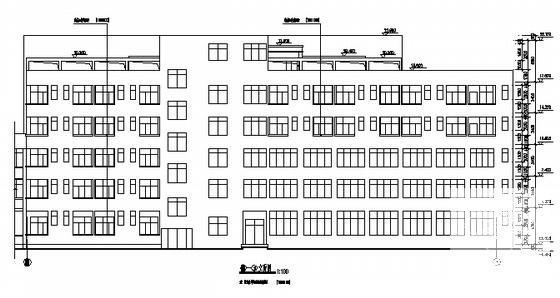 6层医院门诊及住院楼建筑施工CAD图纸（框架结构）(卫生间详图) - 2
