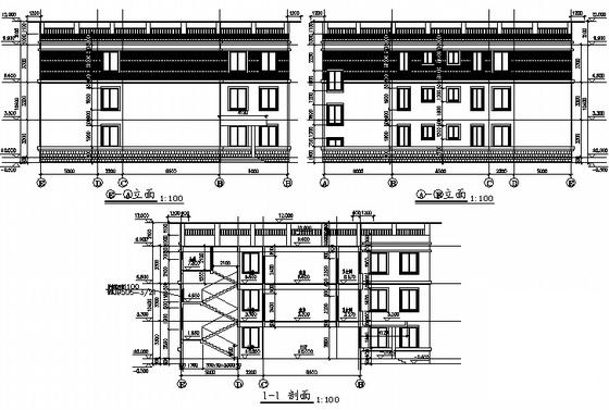 3层医院病房楼建筑CAD施工图纸(卫生间详图) - 2