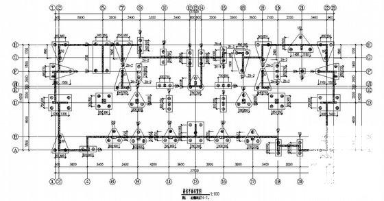 11层框架剪力墙结构住宅结构CAD施工图纸(楼板配筋图) - 3