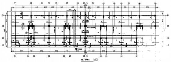 4层筏型基础底框结构住宅楼结构CAD施工图纸(剪力墙配筋) - 3