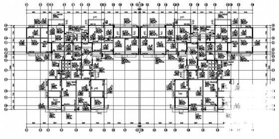 24层桩基础剪力墙结构住宅楼结构CAD施工图纸 - 3