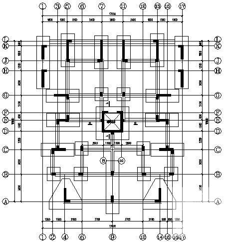 11层冲孔灌注桩框架剪力墙结构住宅楼结构CAD施工图纸 - 2
