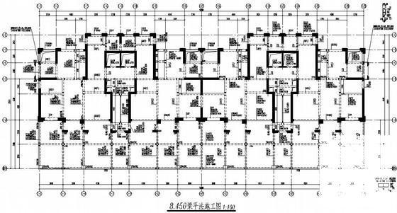 32层框剪结构住宅楼结构CAD施工图纸（桩基础） - 1