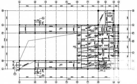 框架结构基督教堂结构CAD施工图纸（独立基础）(现浇钢筋混凝土) - 2