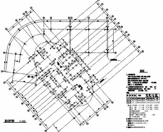 广场综合楼框剪结构CAD施工图纸（桩基础） - 3