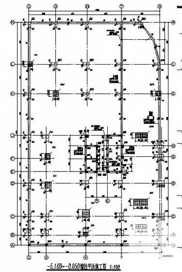 13层框架剪力墙结构公寓结构CAD施工图纸（桩基础） - 2