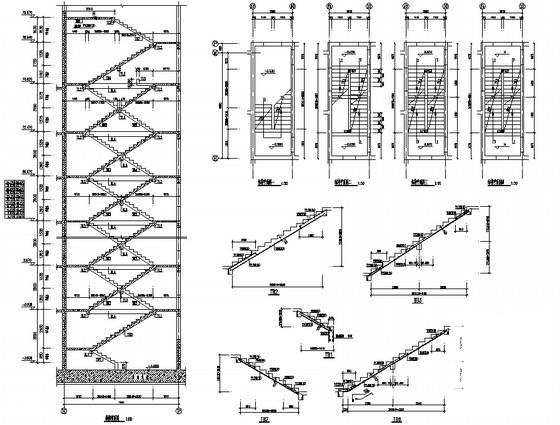 26层剪力墙结构住宅楼结构CAD施工图纸（桩基础） - 4