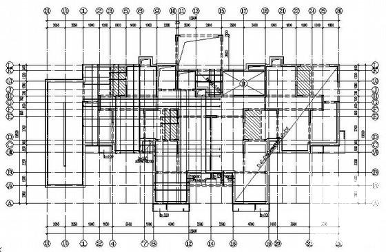 18层短肢剪力墙结构高层住宅楼结构CAD施工图纸（桩基础） - 3