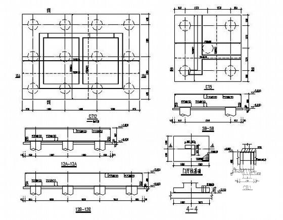 18层短肢剪力墙结构高层住宅楼结构CAD施工图纸（桩基础） - 4