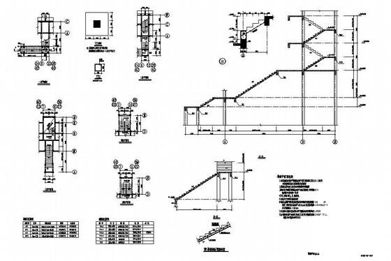 5层框架结构住宅楼结构CAD施工图纸（独立基础）(平面布置图) - 4
