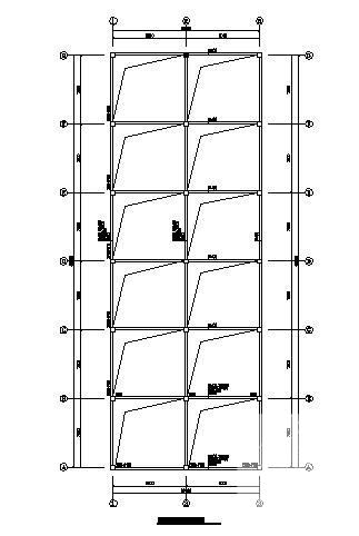 独立基础框架结构甲类仓库结构CAD施工图纸（屋顶泄爆） - 3
