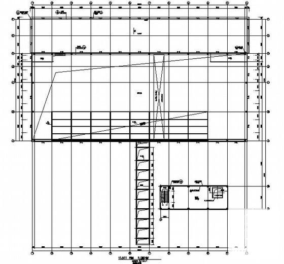 桩基础框架厂房建筑结构CAD施工图纸（6度抗震） - 1