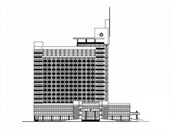 中心医院16层综合楼建筑施工CAD图纸(卫生间详图) - 1