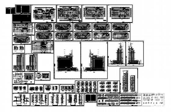 中心医院16层综合楼建筑施工CAD图纸(卫生间详图) - 4