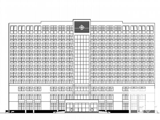 10层医院建筑施工CAD图纸（节能设计） - 1