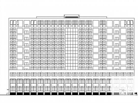 10层医院建筑施工CAD图纸（节能设计） - 2