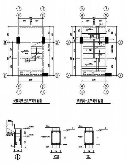 框架剪力墙结构住宅楼结构CAD施工图纸（13层预应力混凝土管桩基础） - 4