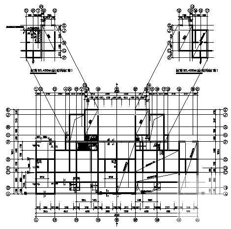 30层剪力墙结构高层住宅楼结构CAD施工图纸 - 1