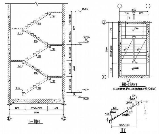 18层墩基础框剪结构高层住宅楼结构CAD施工图纸（独立基础） - 4