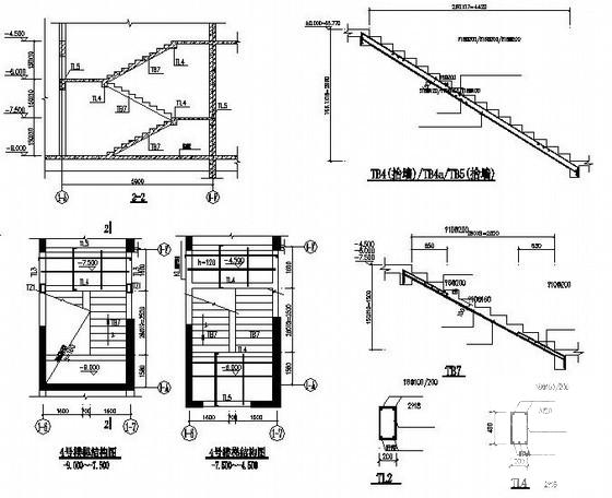 38层桩筏基础剪力墙结构高层住宅楼结构CAD施工图纸 - 4
