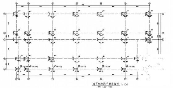 框架结构教学楼结构CAD施工图纸（4层小学教学楼）(抗震设防类别) - 2