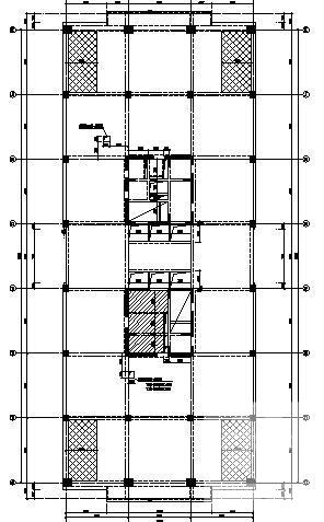 19层框架核心筒结构住宅楼结构CAD施工图纸（甲级设计院）(抗震设防类别) - 1