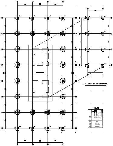 19层框架核心筒结构住宅楼结构CAD施工图纸（甲级设计院）(抗震设防类别) - 2