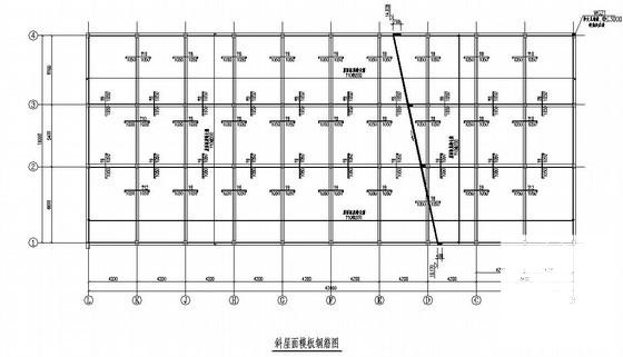 4层框架结构酒店客房结构CAD施工图纸（桩基础坡屋面） - 2