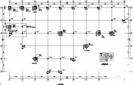 局部4层框架农贸市场结构CAD施工图纸（桩基础）(楼梯大样图) - 3