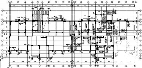 25层桩基础现浇剪力墙住宅楼结构CAD施工图纸 - 1